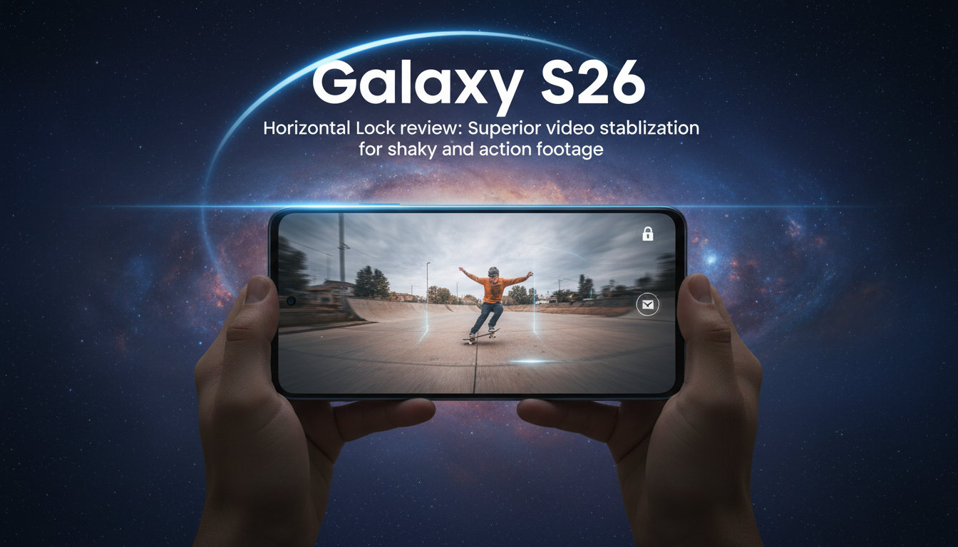 Galaxy S26 Horizontal Lock review: Superior video stabilization for shaky and action footage